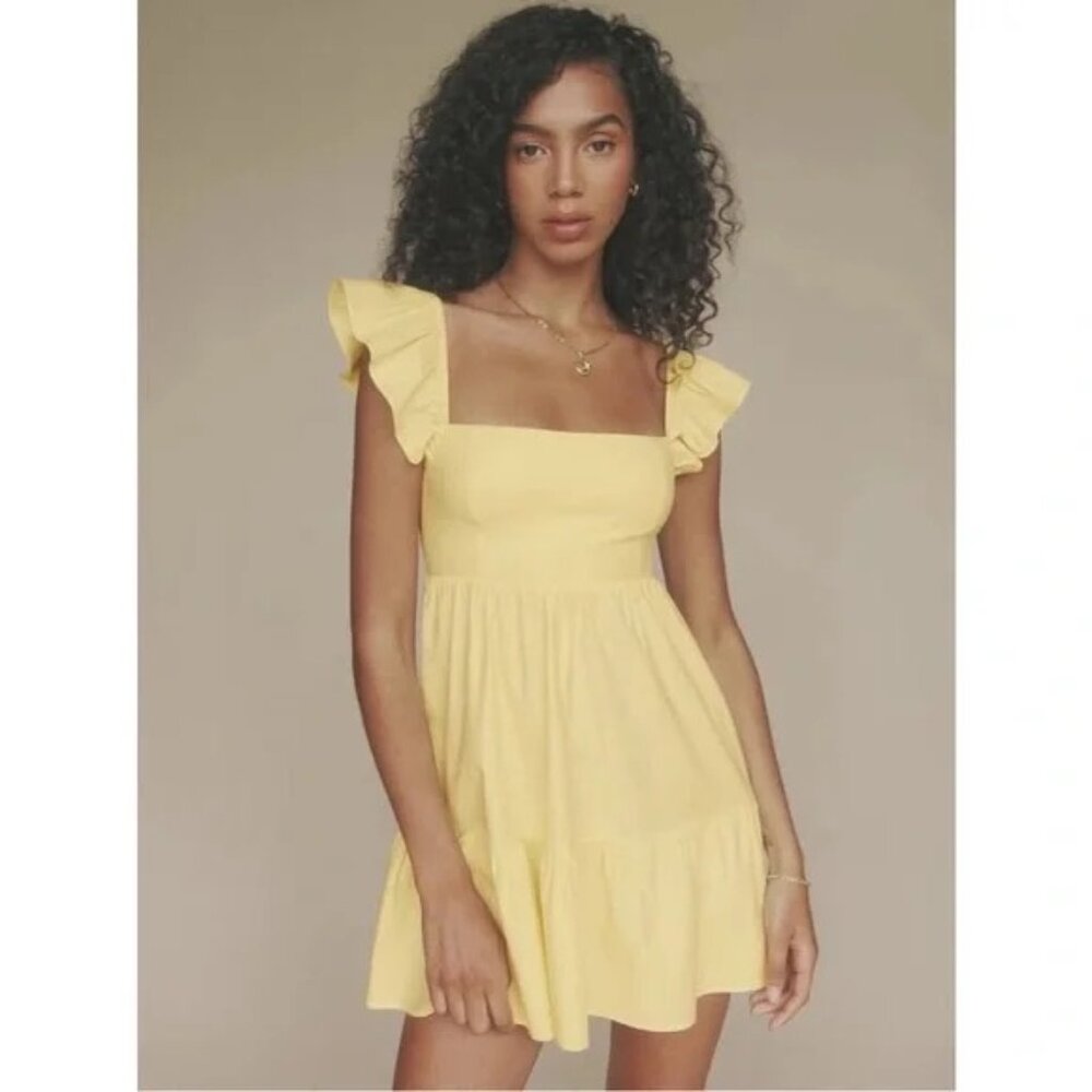 Reformation - Jeune Dress in Zest